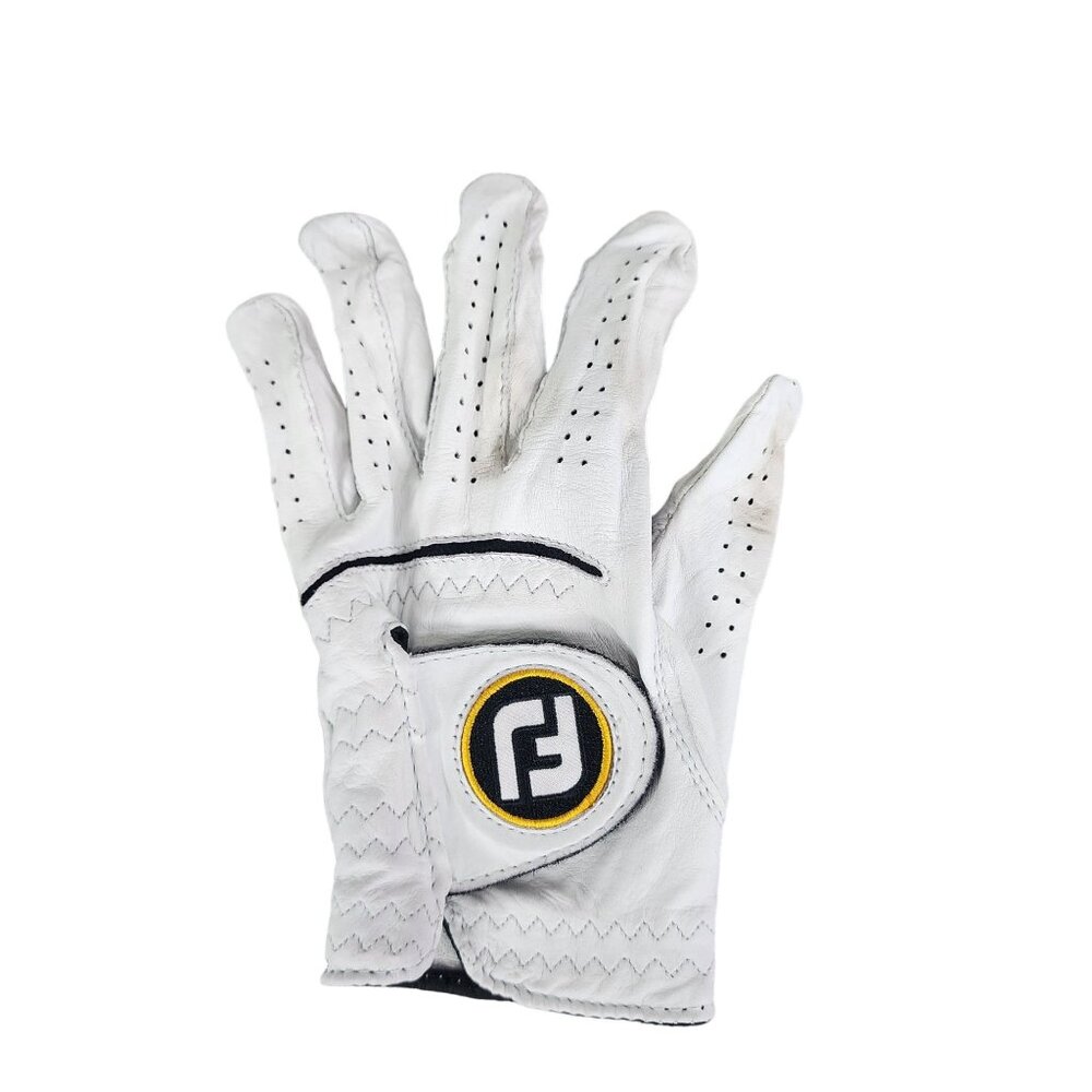 FootJoy StaSof White Leather Golf Glove Left Hand Size M
